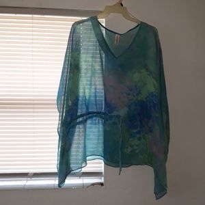 Polyester see through Top
